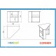 Corner Çalışma Masası Kemençe Beyaz