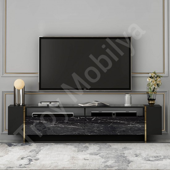Angel TV Ünitesi Siyah Mermer