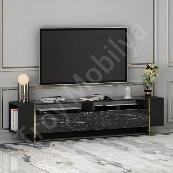 Angel TV Ünitesi Siyah Mermer