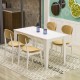 Şimal Yemek Masası 120x72 Beyaz