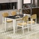 Şimal Yemek Masası 120x72 Beyaz Royal Mermer
