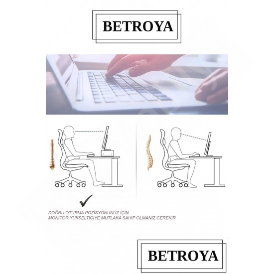 Çınar Monitör Yükselticisi Beyaz