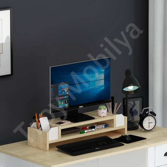 Çınar Monitör Yükselticisi Safir Beyaz